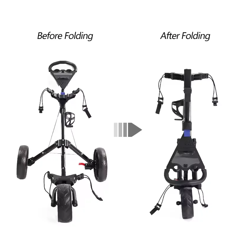 2026 Wholesale 3 Wheel Push Pull Golf Cart Ultra Lightweight Foldable Storage Golf Bag Trolley 3 Wheel Golf Push Cart
2026 Wholesale 3 Wheel Push Pull Golf Cart Ultra Lightweight Foldable Storage Golf Bag Trolley 3 Wheel Golf Push Cart