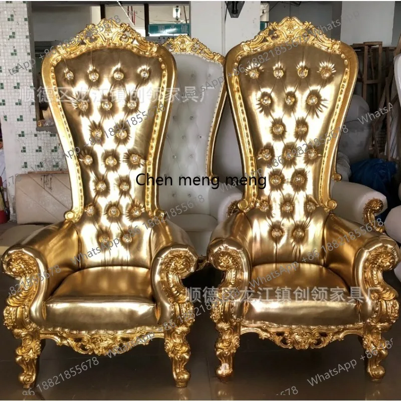 European PU leather Solid wood frame high back chair hotel lobby decorative chair bride and groom hotel dining chair
European PU leather Solid wood frame high back chair hotel lobby decorative chair bride and groom hotel dining chair