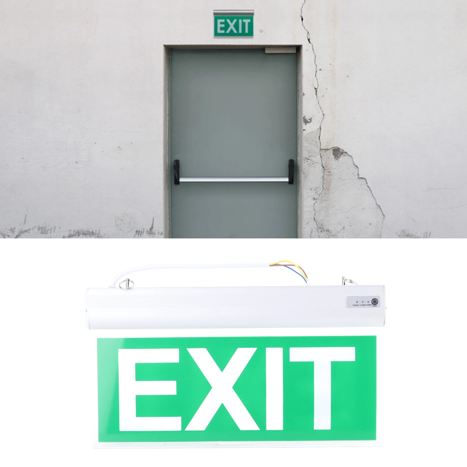 110‑220V Acrylic 3W 12 LEDs Emergency Exit Sign Light Safety Indicator Lamp Exit Emergency Sign
110‑220V Acrylic 3W 12 LEDs Emergency Exit Sign Light Safety Indicator Lamp Exit Emergency Sign