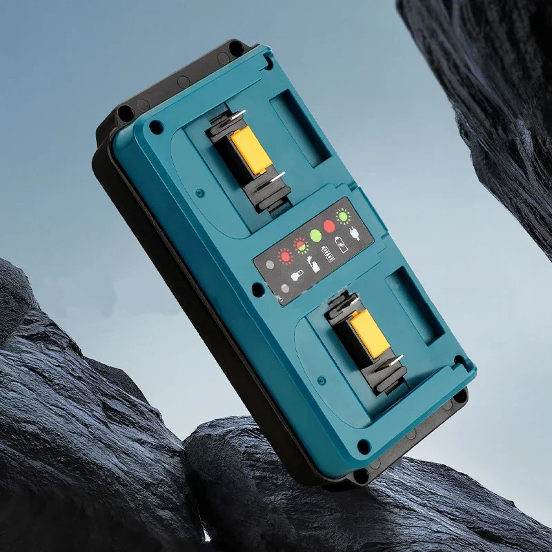 Двойное зарядное устройство для Makita 18V, с вилкой EU/US, для литий-ионных аккумуляторов Makita 18V, быстрое зарядное устройство для BL1815 BL1820 BL1830.
Двойное зарядное устройство для Makita 18V, с вилкой EU/US, для литий-ионных аккумуляторов Makita 18V, быстрое зарядное устройство для BL1815 BL1820 BL1830.