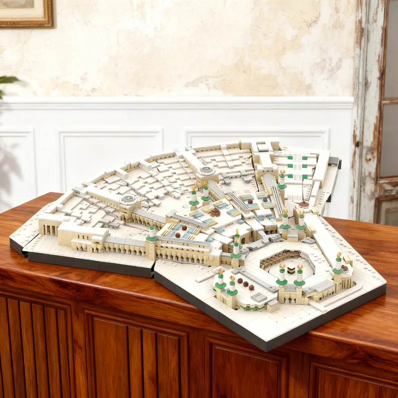 4776 деталей MOC: Модель архитектурного сооружения Мечеть Аль-Харам, конструктор, креативный подарок, коллекционный декор, премиум-класс для детей и взрослых, для рабочего стола
4776 деталей MOC: Модель архитектурного сооружения Мечеть Аль-Харам, конструктор, креативный подарок, коллекционный декор, премиум-класс для детей и взрослых, для рабочего стола