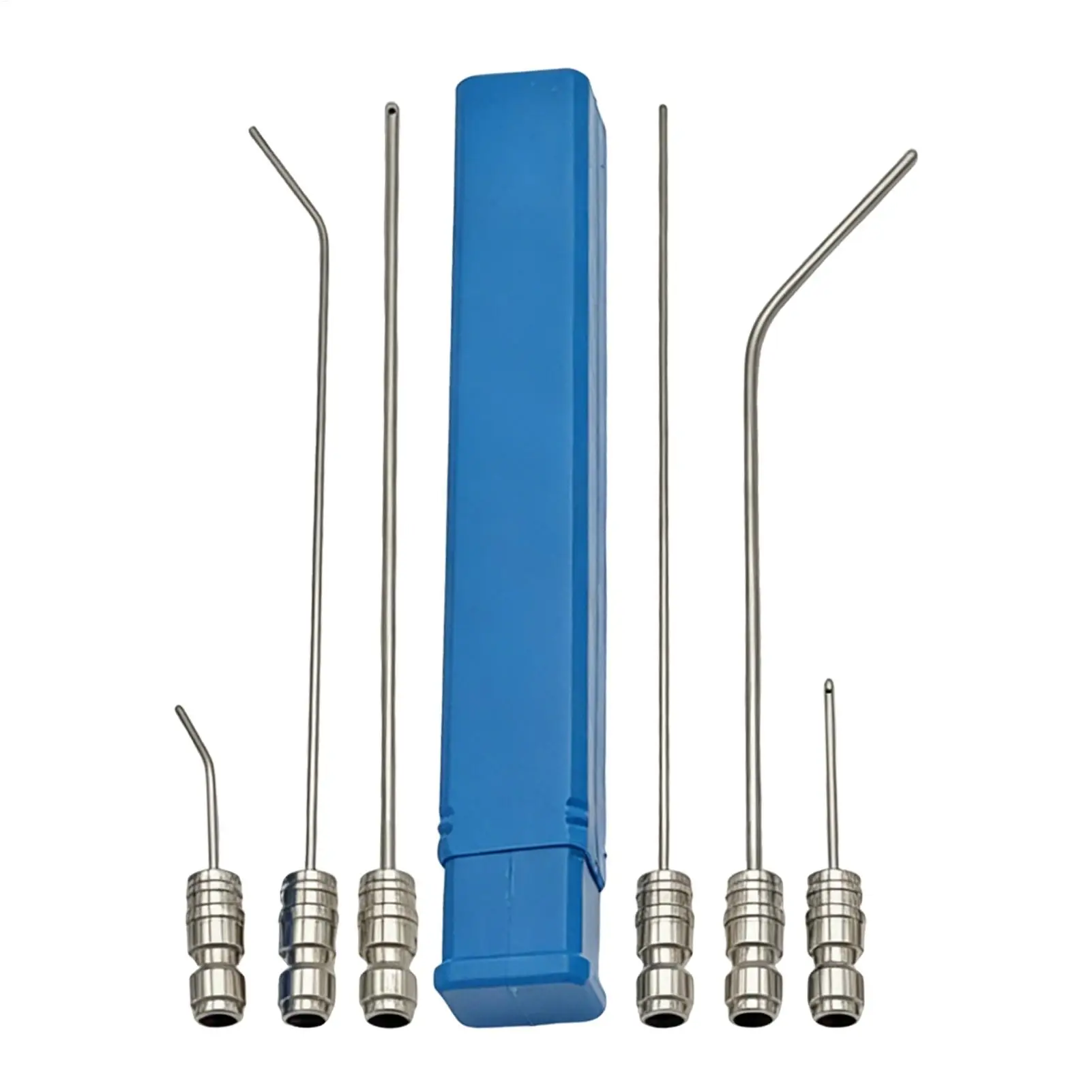 High Pressure Washer Nozzle Kit 6 Pieces Stainless Steel Quick Connect Attachment Pressure Washer Parts for Gutter Roof Eave
High Pressure Washer Nozzle Kit 6 Pieces Stainless Steel Quick Connect Attachment Pressure Washer Parts for Gutter Roof Eave