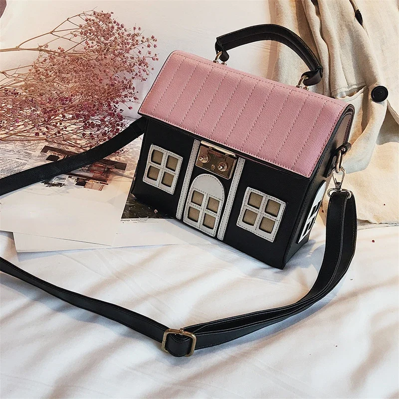 GWPPDMY Cute House Design Pu Leather Crossbody Woman Bags for Women Purses Handbags Shoulder Bag Female Tote Designer Bag
GWPPDMY Cute House Design Pu Leather Crossbody Woman Bags for Women Purses Handbags Shoulder Bag Female Tote Designer Bag