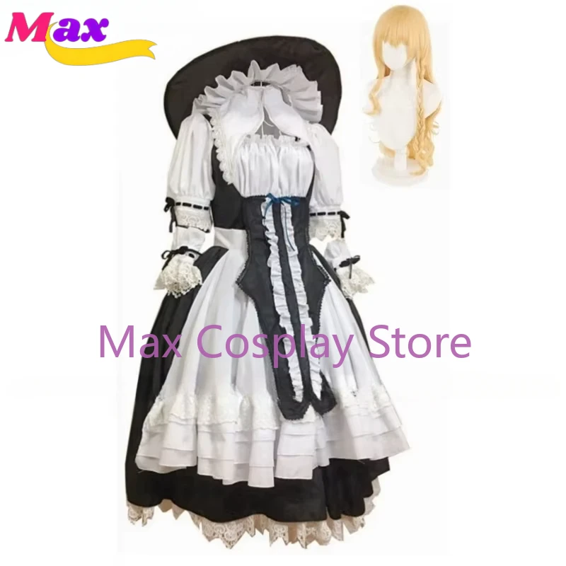 Max Cos Kirisame Marisa Curiosities of Lotus Asia Cosplay Costume Size Halloween Any Size Wig DF
Max Cos Kirisame Marisa Curiosities of Lotus Asia Cosplay Costume Size Halloween Any Size Wig DF