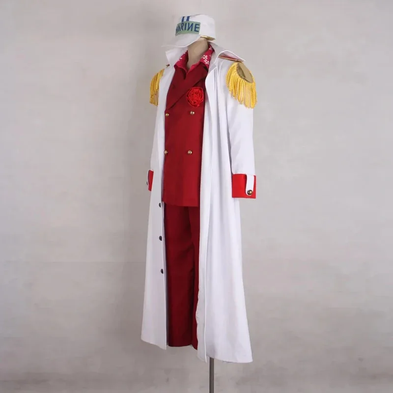 New Anime Marines Admiral Sakazuki Admiral Akainu Whole Jackets Hat Glove Set Cosplay Costume With Red Uniforms Suit VGTFBF2025
New Anime Marines Admiral Sakazuki Admiral Akainu Whole Jackets Hat Glove Set Cosplay Costume With Red Uniforms Suit VGTFBF2025