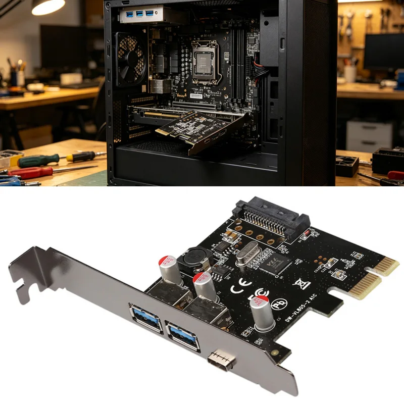PCI-e to USB3.0 card PCI-E riser card pci express Expansion Card Adapter PCIE Card Controller dock station PCI-e to USB3.0 card
PCI-e to USB3.0 card PCI-E riser card pci express Expansion Card Adapter PCIE Card Controller dock station PCI-e to USB3.0 card