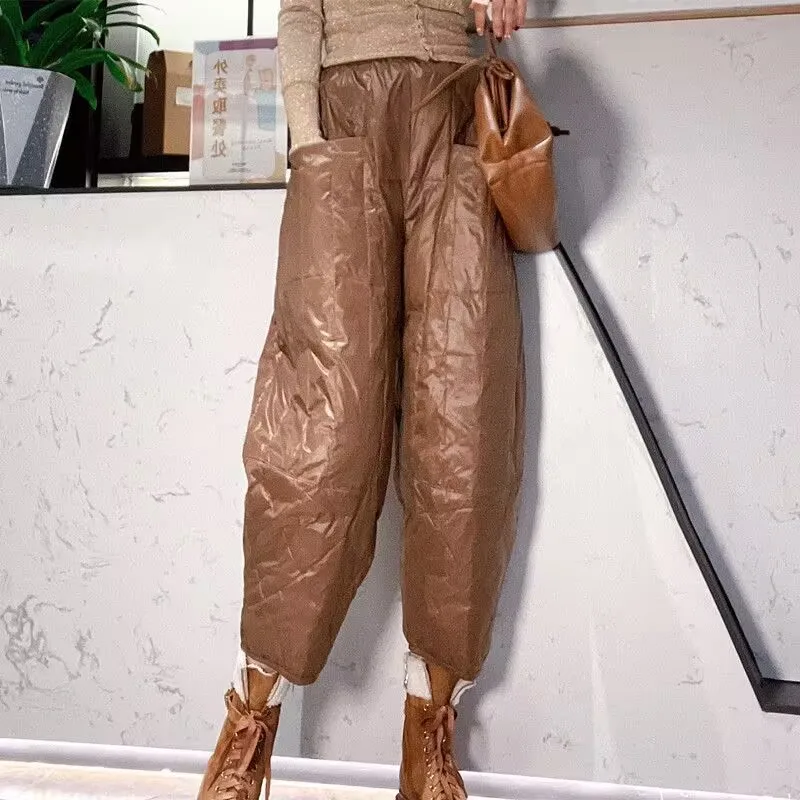 y2k Women Clothing Women's Pants New Women's Down Pants Loose Wide-leg Hook Pants Winter new Fashion Wear Fashion Pants Tide 
y2k Women Clothing Women's Pants New Women's Down Pants Loose Wide-leg Hook Pants Winter new Fashion Wear Fashion Pants Tide