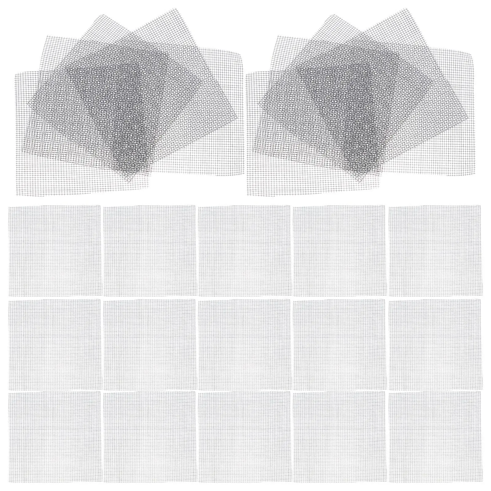 50 Pcs Flowerpot Mesh Pads 10x10CM Gray Planter Bottom Net Leakproof Soil Hole Mats for Bonsai Garden Pots Draining
50 Pcs Flowerpot Mesh Pads 10x10CM Gray Planter Bottom Net Leakproof Soil Hole Mats for Bonsai Garden Pots Draining