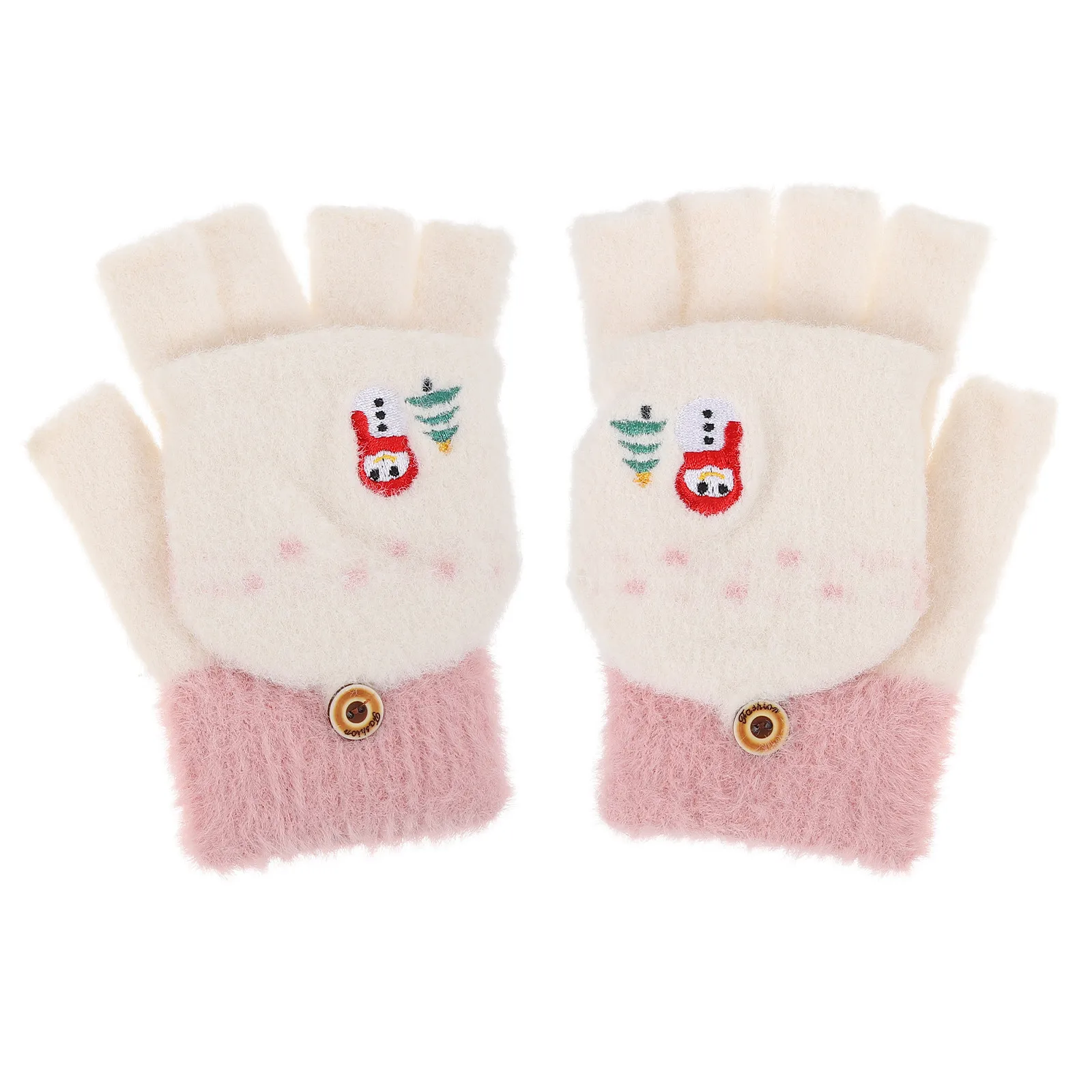 1 пара теплых детских перчаток с мультяшным рисунком, вязаные акриловые зимние перчатки с откидным верхом и открытыми пальцами для детей, мягкие, эластичные
1 пара теплых детских перчаток с мультяшным рисунком, вязаные акриловые зимние перчатки с откидным верхом и открытыми пальцами для детей, мягкие, эластичные