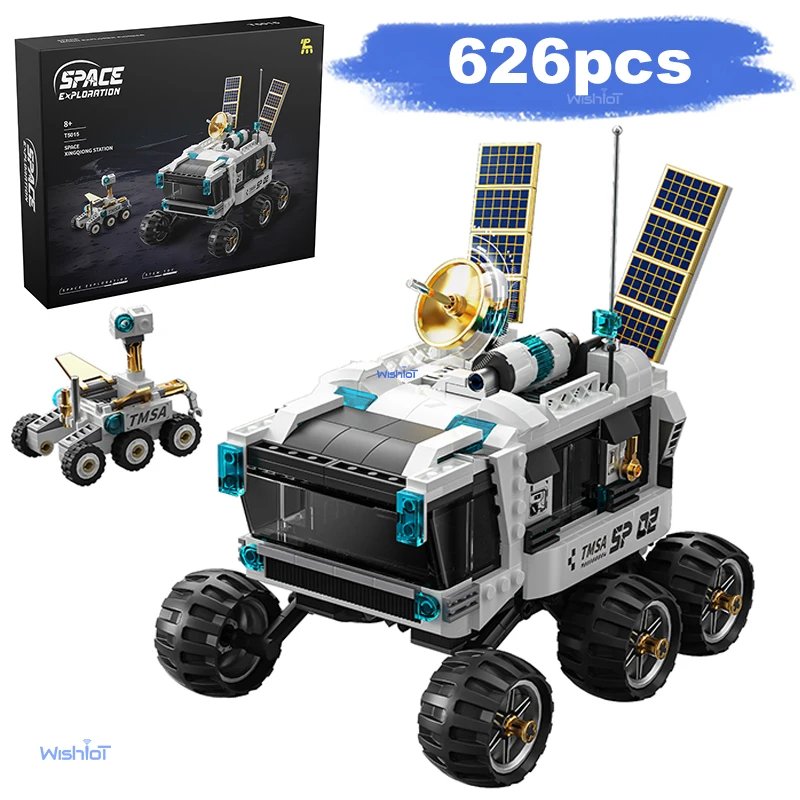 T5015 Lunar Explorer, 626 шт., космическая серия, сделай сам, маленькие строительные блоки, модель MOC, техническая сборка, игрушки для детей, подарки
T5015 Lunar Explorer, 626 шт., космическая серия, сделай сам, маленькие строительные блоки, модель MOC, техническая сборка, игрушки для детей, подарки