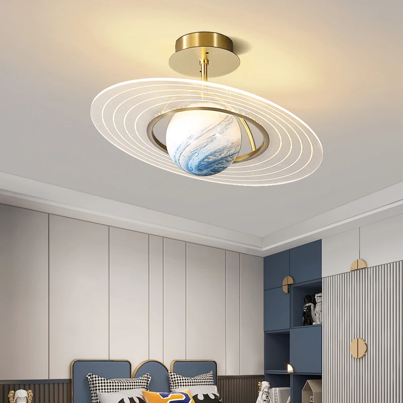 Children's room ceiling light boy bedroom light full spectrum eye protection light planet space
Children's room ceiling light boy bedroom light full spectrum eye protection light planet space