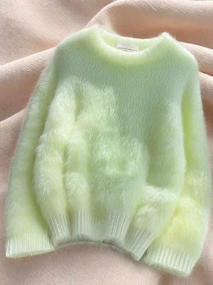 Sweet Soft Green Sweaters Women Design Long Sleeve Elegant Knitted Pullovers Korean Fashion High Quality Casual Cute Tops
Sweet Soft Green Sweaters Women Design Long Sleeve Elegant Knitted Pullovers Korean Fashion High Quality Casual Cute Tops