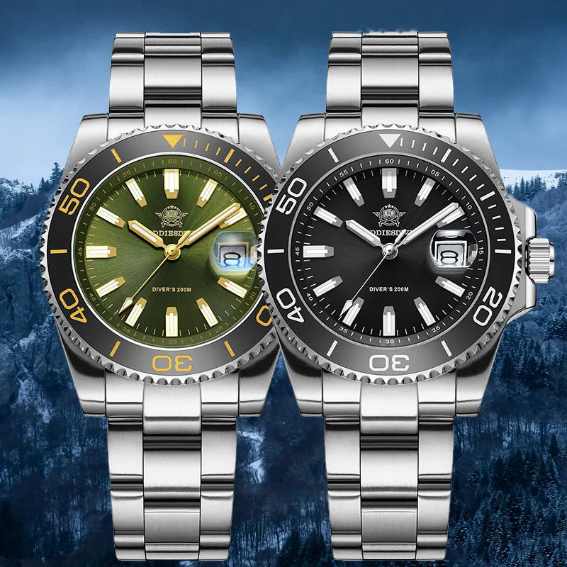 ADDIESDIVE 41mm Diver Watch Ceramic Bezel Japan 2115 Movement Quartz Watches Stainless BGW9 Luminous Waterproof 200m Men's Watch
ADDIESDIVE 41mm Diver Watch Ceramic Bezel Japan 2115 Movement Quartz Watches Stainless BGW9 Luminous Waterproof 200m Men's Watch