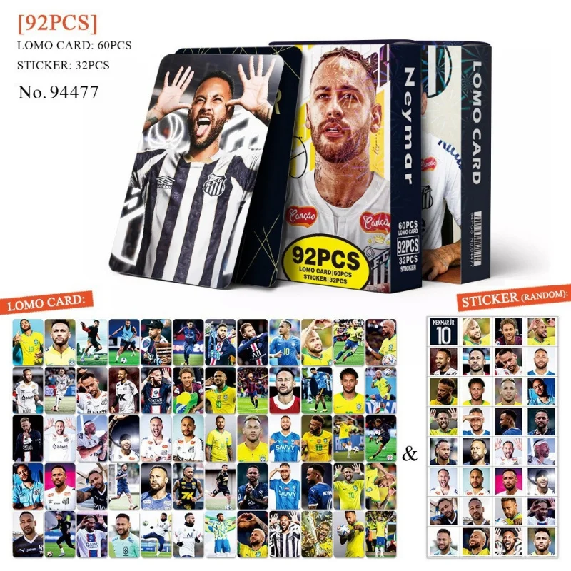 92pcsNeymar Collectible Photo Card - Football StarKPOPPeripheralLOMOMini truck
92pcsNeymar Collectible Photo Card - Football StarKPOPPeripheralLOMOMini truck