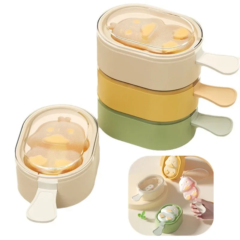 Ice Cream Mold With Lid Magnum DIY Fruit Juice Ice Cube Maker Ice Tray Cartoon Cute Popsicle Mould Kitchen Tool Accessories
Ice Cream Mold With Lid Magnum DIY Fruit Juice Ice Cube Maker Ice Tray Cartoon Cute Popsicle Mould Kitchen Tool Accessories