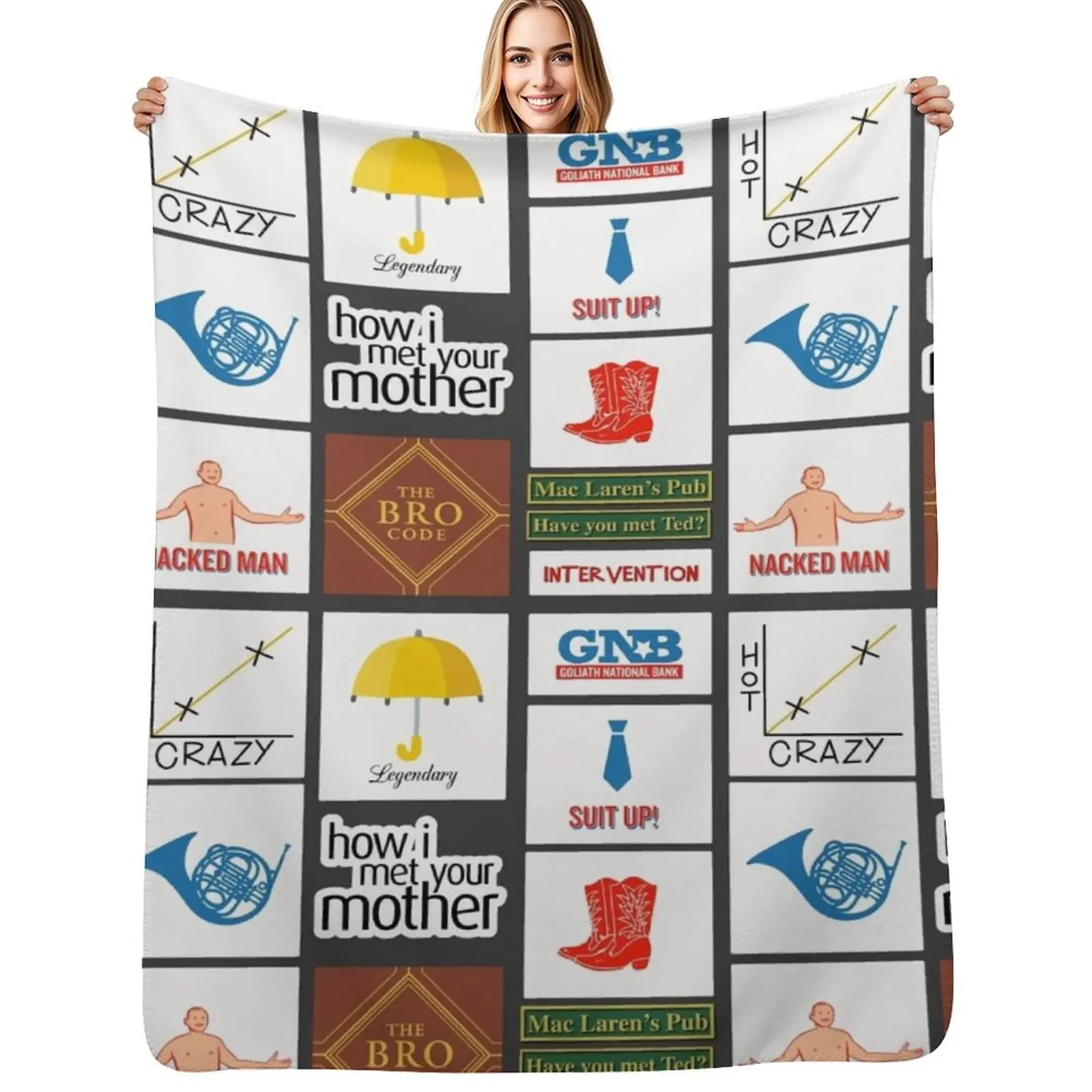 himym - How I met your mother Throw Blanket Outdoor Soft Blanket for Picnic Beach Camping
himym - How I met your mother Throw Blanket Outdoor Soft Blanket for Picnic Beach Camping