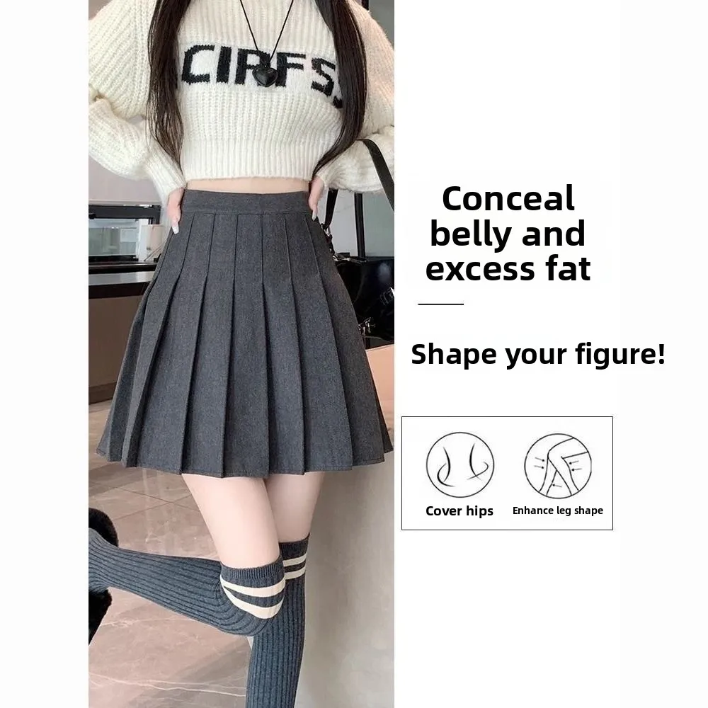 plus Size Woolen Plaid Skirt High Waist A-Line Thickened Autumn Winter Short Skirt Small College Style Half-length Skirt JK
plus Size Woolen Plaid Skirt High Waist A-Line Thickened Autumn Winter Short Skirt Small College Style Half-length Skirt JK