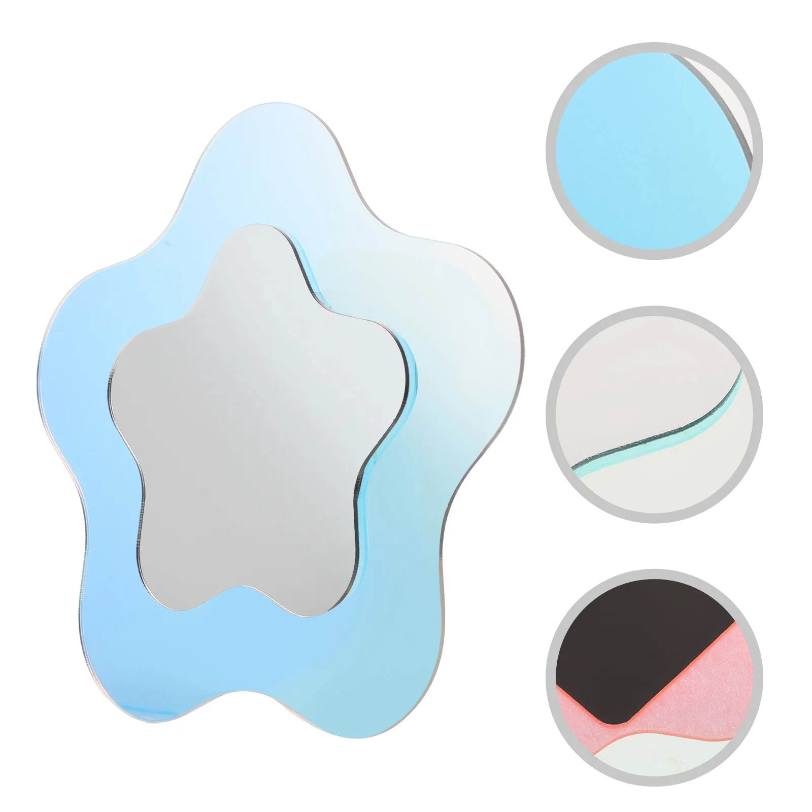 Magnetic Attraction Mirror Vanity Desk Mini Locker 1750X1750X010CM Acrylic for Office
Magnetic Attraction Mirror Vanity Desk Mini Locker 1750X1750X010CM Acrylic for Office