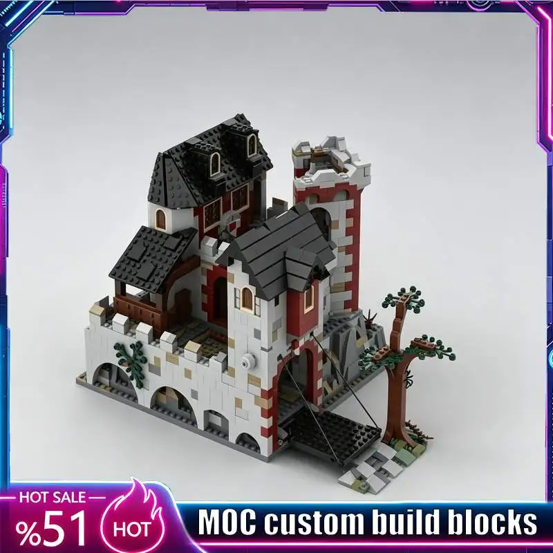 2588PCS Medieval Street View Modular Castle Architecture MOC Model Building Blocks DIY Assembly Educational Toy Birthday Gifts
2588PCS Medieval Street View Modular Castle Architecture MOC Model Building Blocks DIY Assembly Educational Toy Birthday Gifts