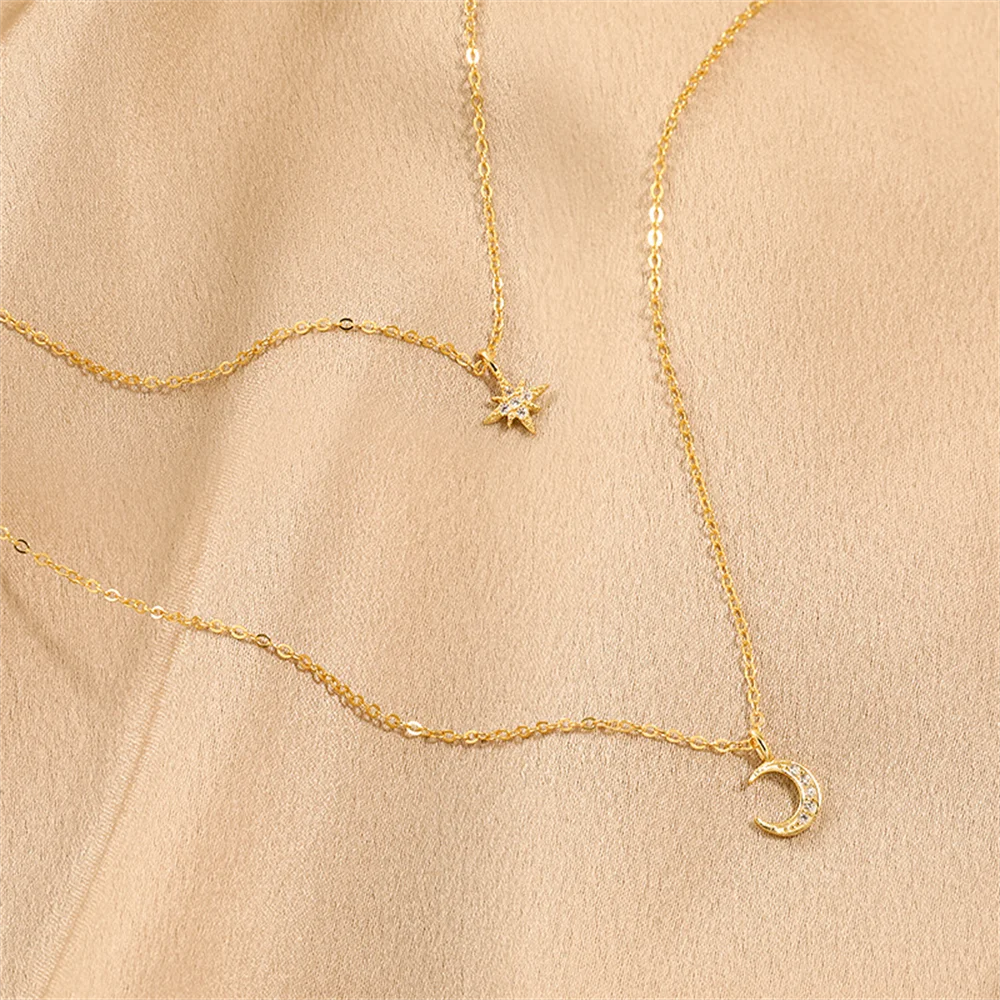 Korean INS Style Fashion Necklace for Women, 925 Sterling Silver Zircon Double Diamond, Minimalist Collarbone Necklace
Korean INS Style Fashion Necklace for Women, 925 Sterling Silver Zircon Double Diamond, Minimalist Collarbone Necklace