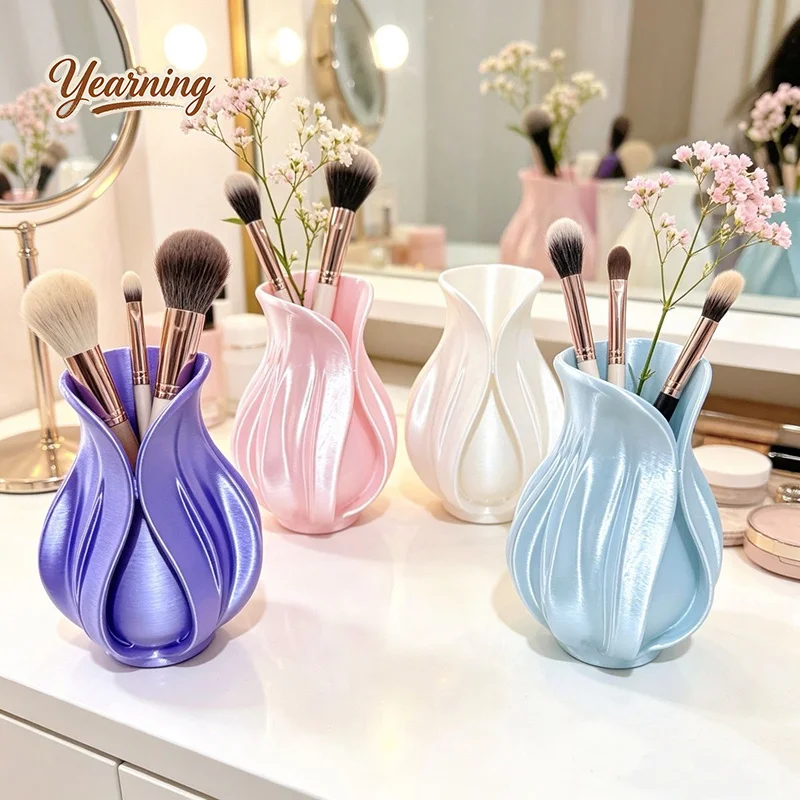 Petal Shape Vase Makeup Organizer Vanity Table Desktop Storage Bucket Bedroom Study Cosmetic Lipstick Eyebrow Pencil Holder
Petal Shape Vase Makeup Organizer Vanity Table Desktop Storage Bucket Bedroom Study Cosmetic Lipstick Eyebrow Pencil Holder