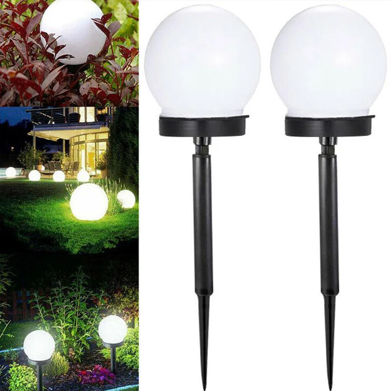 Outdoor LED Solar Round Bulb Lawn Lamps Street Garden Decoration Path Lights
Outdoor LED Solar Round Bulb Lawn Lamps Street Garden Decoration Path Lights