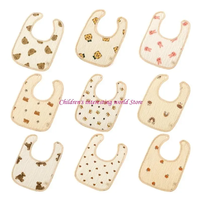 U-shaped Bib Cartoon Baby Drool Bib Breathable Nursing Towel 6-Layers for Infant 425F
U-shaped Bib Cartoon Baby Drool Bib Breathable Nursing Towel 6-Layers for Infant 425F