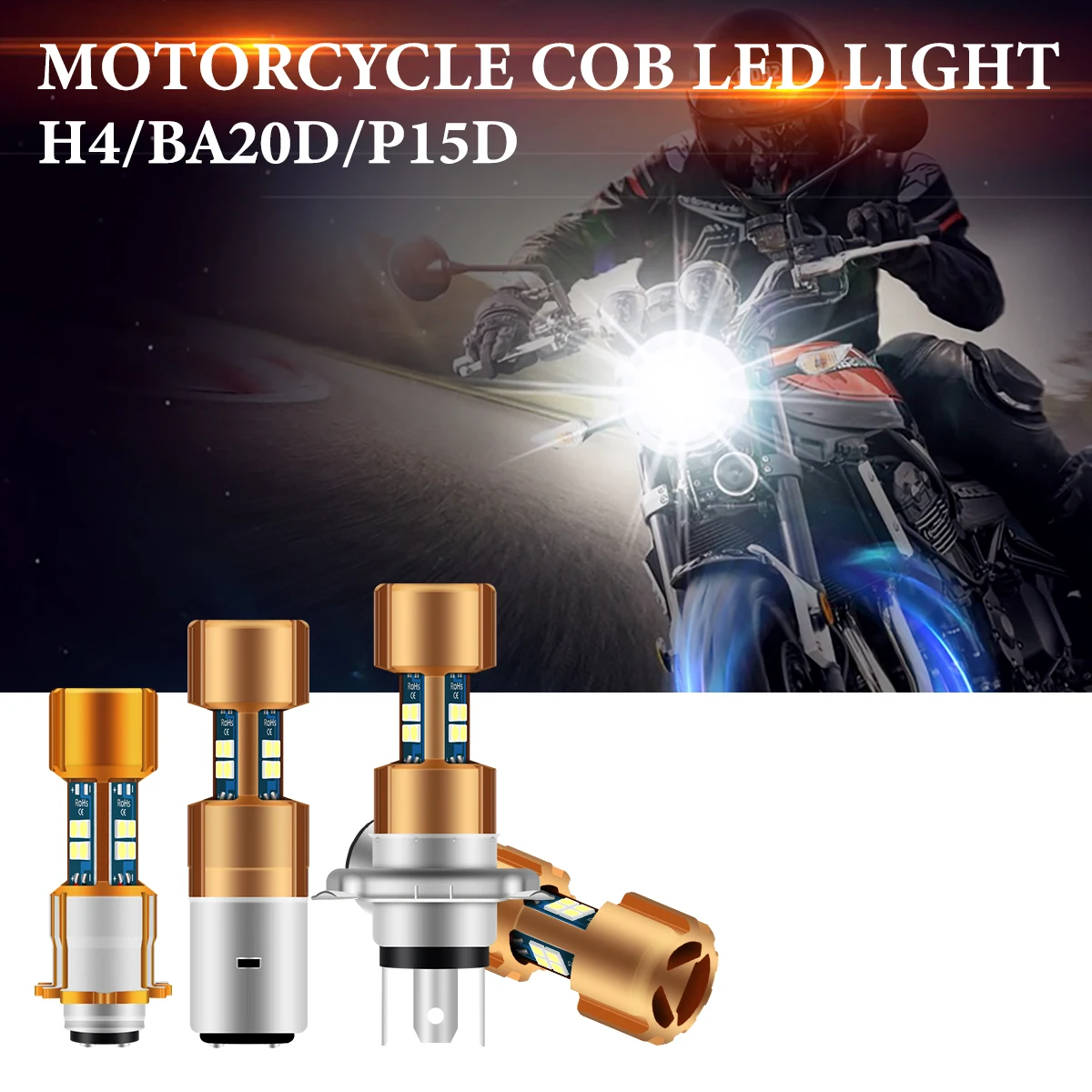 TINTUTA H4 LED BA20D Motorbike Headlamp Light Bulb COB Chip Motor Spotlights High Low Beam DRL MotorAccessories Canbus 12V White
TINTUTA H4 LED BA20D Motorbike Headlamp Light Bulb COB Chip Motor Spotlights High Low Beam DRL MotorAccessories Canbus 12V White
