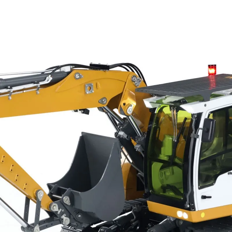 1/14 RC Hydraulic Excavator 914 CUT Model 5CH Valve Metal Remote Control Digger Warning Light Flysky ST8 Radio Sound Vehicle Toy
1/14 RC Hydraulic Excavator 914 CUT Model 5CH Valve Metal Remote Control Digger Warning Light Flysky ST8 Radio Sound Vehicle Toy