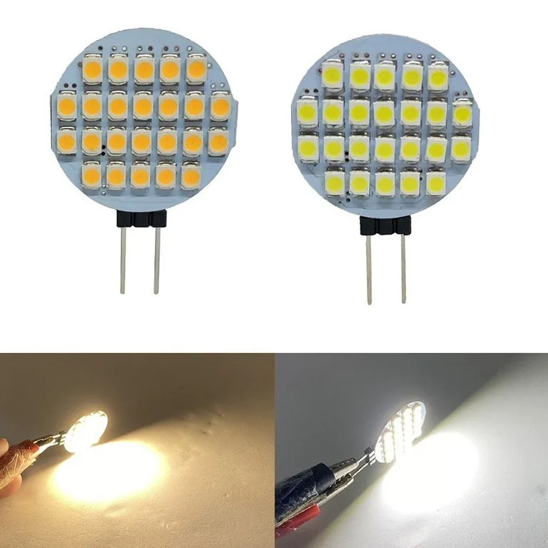 10x G4 SMD 24 LED Cabinet Marine Camper Car Bulb Lamp 12V Warm White Light
10x G4 SMD 24 LED Cabinet Marine Camper Car Bulb Lamp 12V Warm White Light