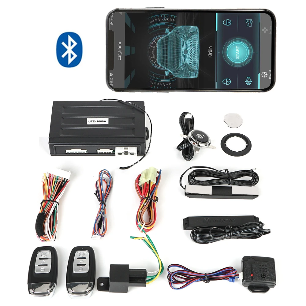 Remote Start Kit One-button Start Push Systems Car Start Stop Keyless Entry System Universal Smartphone Control
Remote Start Kit One-button Start Push Systems Car Start Stop Keyless Entry System Universal Smartphone Control