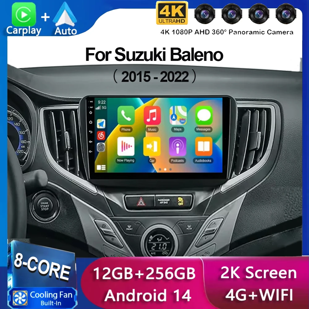 Android 15 Car Radio 4G WIFI For Suzuki Baleno 2015 - 2022 GPS Screen Support Raer Camera Carplay OBD Multimedia Video Player
Android 15 Car Radio 4G WIFI For Suzuki Baleno 2015 - 2022 GPS Screen Support Raer Camera Carplay OBD Multimedia Video Player