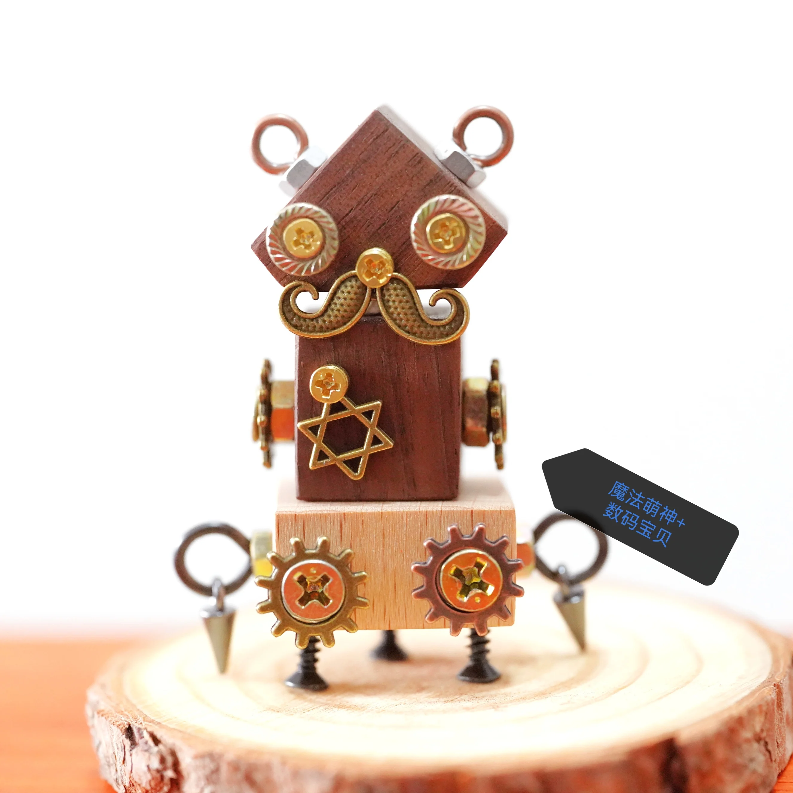 Combination Happy Cute Girl + Digital Baby, Parent-child Handmade DIY Punk Robot Desktop Ornament
Combination Happy Cute Girl + Digital Baby, Parent-child Handmade DIY Punk Robot Desktop Ornament