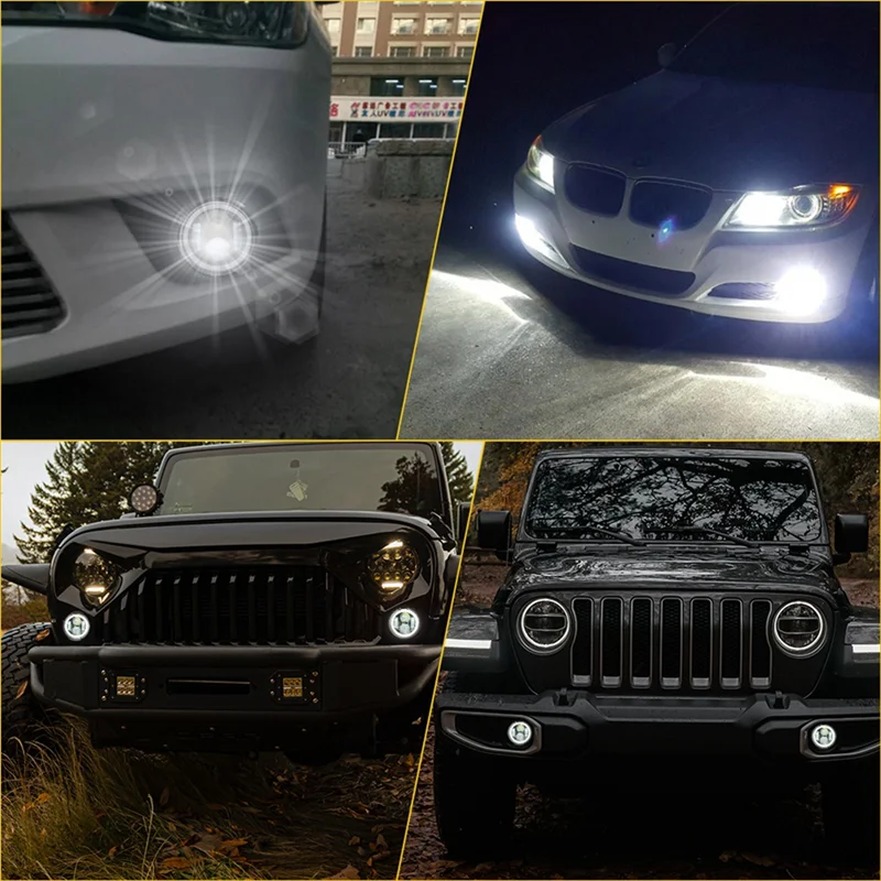 Precise 4 Inch Angel Eyes LED Fog Light Car Front Foglight Replacement Auto Lamp DRL Driving Fog Lamp For Offroad 4X4
Precise 4 Inch Angel Eyes LED Fog Light Car Front Foglight Replacement Auto Lamp DRL Driving Fog Lamp For Offroad 4X4
