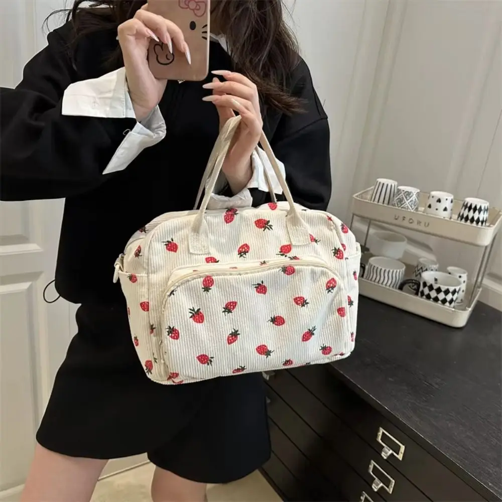 Large Capacity Corduroy Hand-Held Bag Wear-Resistant High Aesthetic Strawberry Crossbody Bag with Handle Waterproof
Large Capacity Corduroy Hand-Held Bag Wear-Resistant High Aesthetic Strawberry Crossbody Bag with Handle Waterproof