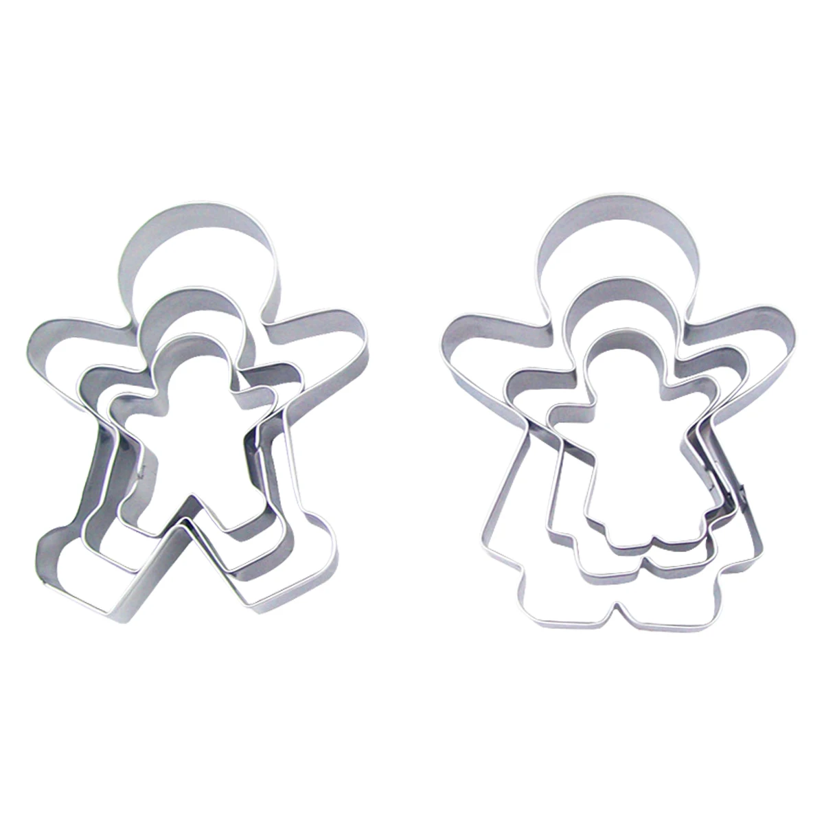 6Pcs/Set Cookie and Cake Baking Molds Creative DIY Options of Gingerbread Boy & Girl Shapes Baking Tools
6Pcs/Set Cookie and Cake Baking Molds Creative DIY Options of Gingerbread Boy & Girl Shapes Baking Tools