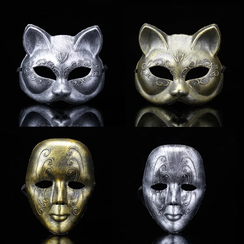 Retro Mask Antique Fox Mask Venice Mask Cat Mask Men and Women Mask 
Retro Mask Antique Fox Mask Venice Mask Cat Mask Men and Women Mask