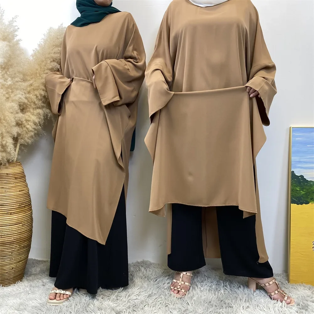 Eid Abaya Muslim Side Slit Long Dress Djellaba Ramadan Islam Clothing Dubai Kaftan Turkey Robe Arab Jalabiya Women Marocain Gown
Eid Abaya Muslim Side Slit Long Dress Djellaba Ramadan Islam Clothing Dubai Kaftan Turkey Robe Arab Jalabiya Women Marocain Gown