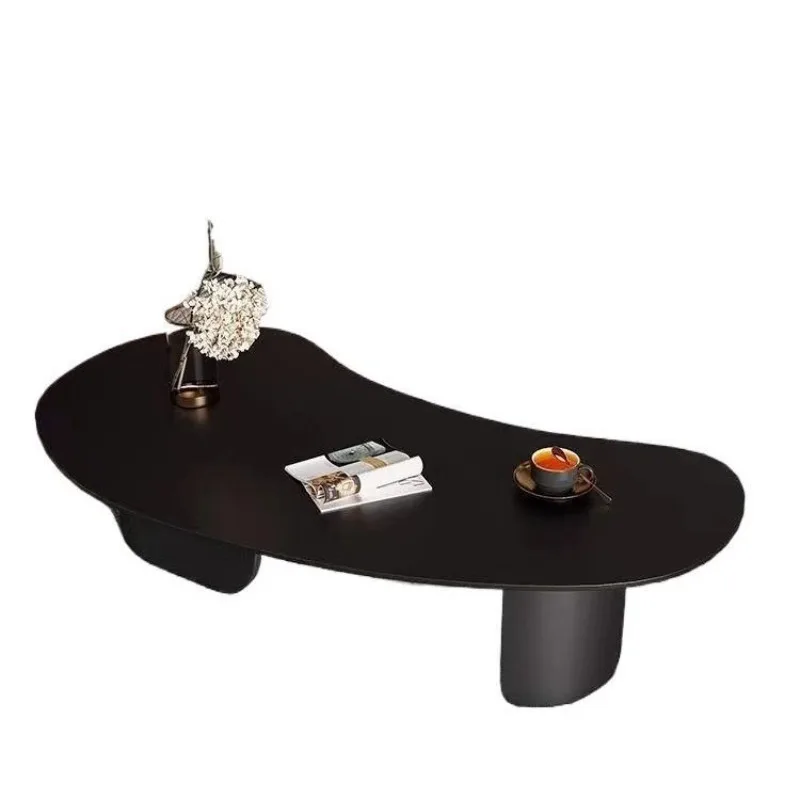 Italian black rock slab coffee table modern living room light luxury small apartment cashew edge table creative
Italian black rock slab coffee table modern living room light luxury small apartment cashew edge table creative