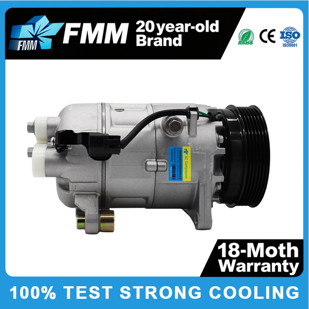 High Quality 12V 6PK Car AC Compressor for Chery Tiggo 5 2016 Model | OE 8030928041 Spare Part
High Quality 12V 6PK Car AC Compressor for Chery Tiggo 5 2016 Model | OE 8030928041 Spare Part