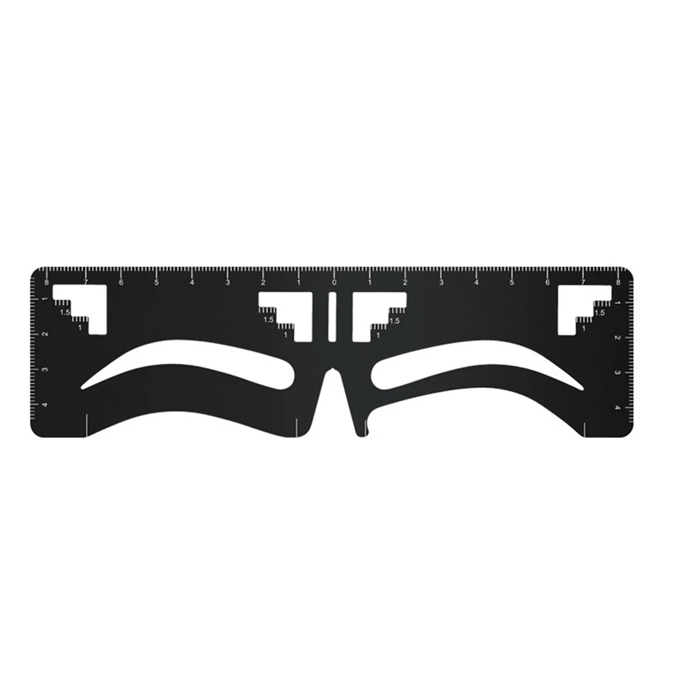 Card Metal Ruler Trimming Tool Positioning Measuring Stainless Steel Eyebrow Shaper Stencil Symmetrical Makeup
Card Metal Ruler Trimming Tool Positioning Measuring Stainless Steel Eyebrow Shaper Stencil Symmetrical Makeup
