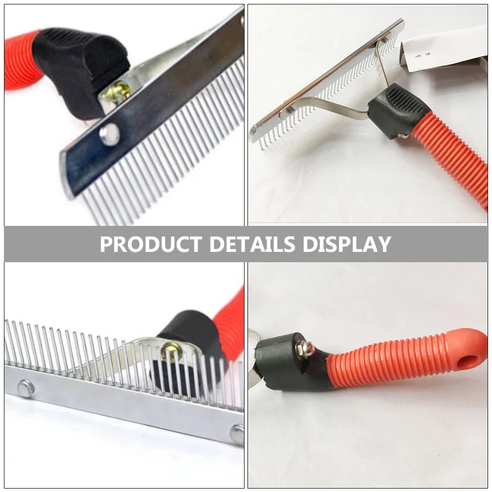 【】Grooming Rake Pet Comb Rubber Handle Anti Slip Horse Cleaning Tool Dematting Brush Dog Hair Remover Horse Care Supplies
【】Grooming Rake Pet Comb Rubber Handle Anti Slip Horse Cleaning Tool Dematting Brush Dog Hair Remover Horse Care Supplies