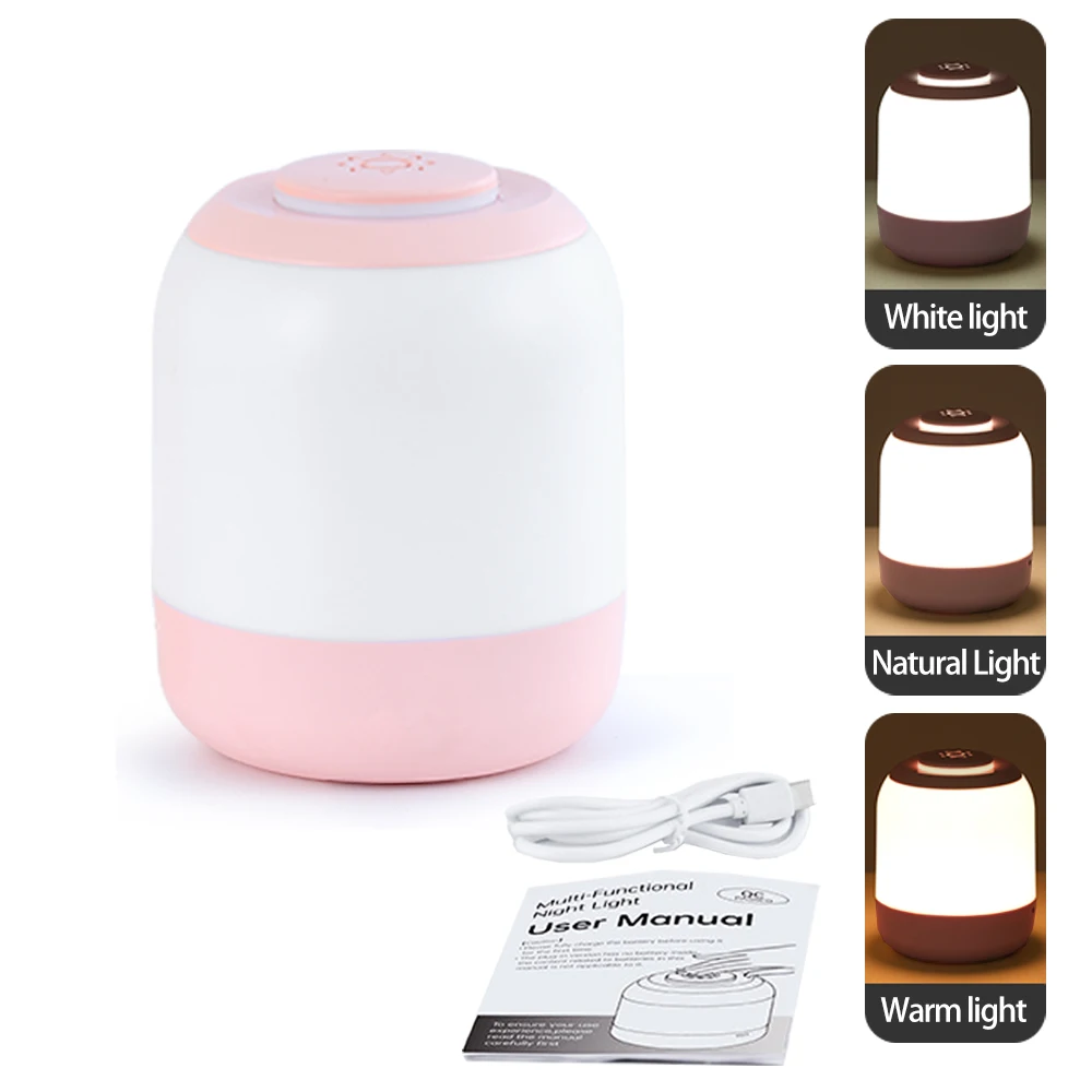 Touch Rechargeable Three-Color Dimming Night Light Bedroom Sleep Lamp Eye Protection Soft Light Bedside Table Lamp For Sleeping
Touch Rechargeable Three-Color Dimming Night Light Bedroom Sleep Lamp Eye Protection Soft Light Bedside Table Lamp For Sleeping