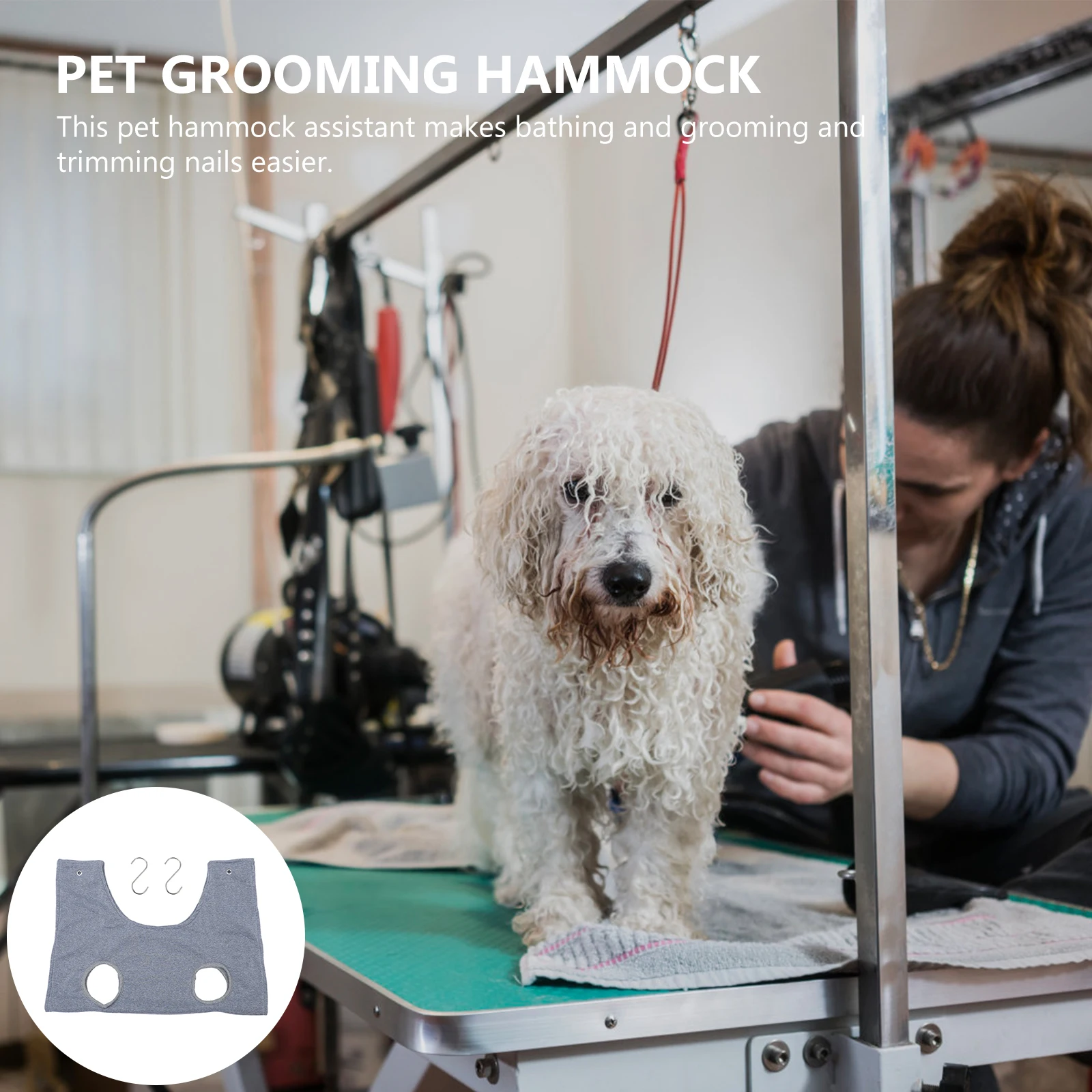 Durable Metal Buttonhole Easy Nail Trimming Bathing For Large Dogs Cats Grooming Table Use High Quality Supplies Hammock
Durable Metal Buttonhole Easy Nail Trimming Bathing For Large Dogs Cats Grooming Table Use High Quality Supplies Hammock