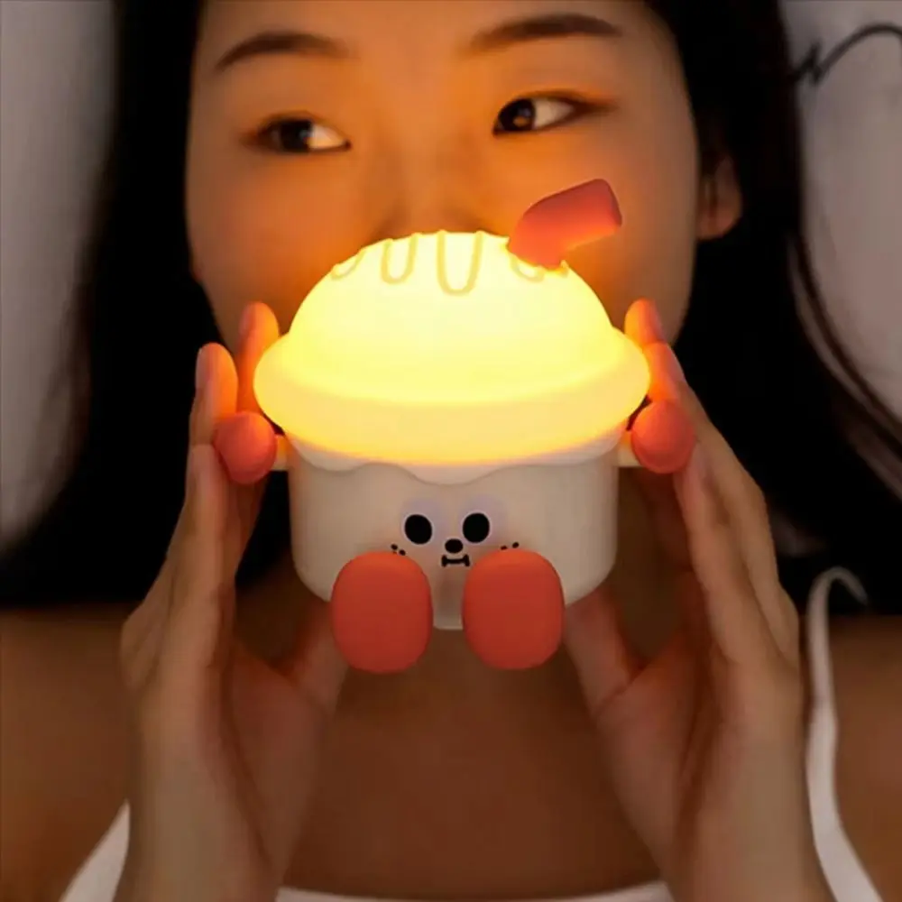 Dimmable Creative Bedside Lamp Cute Mood Light USB Rechargeable Night Light Rechargeable Touch Lamp Sensor Pat Lamp For Kids
Dimmable Creative Bedside Lamp Cute Mood Light USB Rechargeable Night Light Rechargeable Touch Lamp Sensor Pat Lamp For Kids