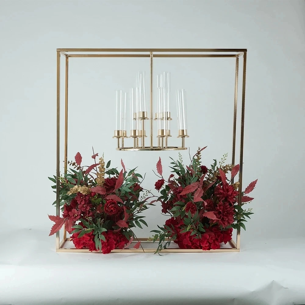 Metal Candlesticks for Wedding Table, Flower Holder, Vase, Road Lead, Party Decoration, Acryl, 2 Pcs
Metal Candlesticks for Wedding Table, Flower Holder, Vase, Road Lead, Party Decoration, Acryl, 2 Pcs