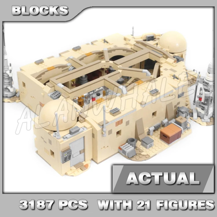 3187pcs Star Plan Mos Eisley Cantina Desert Tavern Pub Bounty Hunter Alien 60016 Building Blocks Toy Compatible With Model
3187pcs Star Plan Mos Eisley Cantina Desert Tavern Pub Bounty Hunter Alien 60016 Building Blocks Toy Compatible With Model