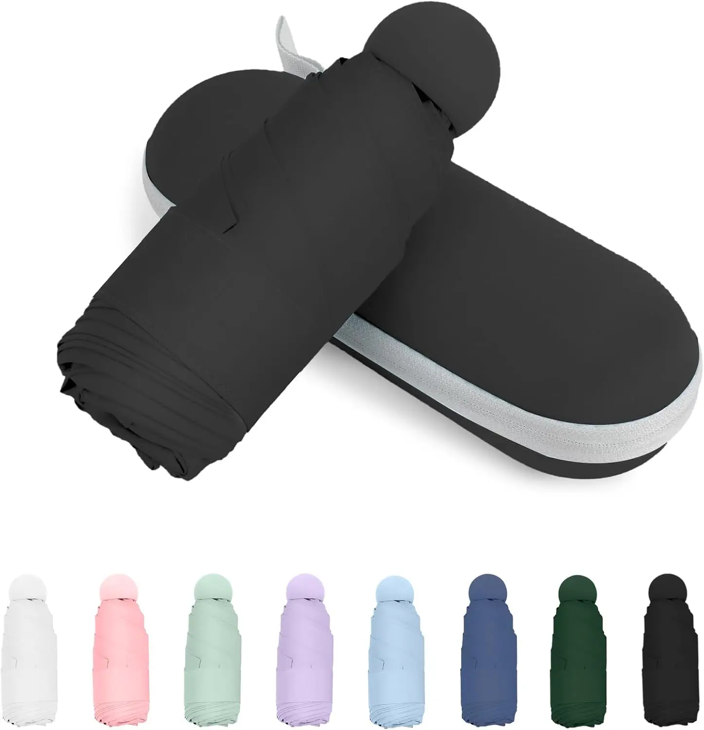 Travel Umbrella, Small Pocket Mini Umbrella for Purse Wallet, UV Sun Rain Umbrellas for Backpack, Portable Folding Umbrellas for
Travel Umbrella, Small Pocket Mini Umbrella for Purse Wallet, UV Sun Rain Umbrellas for Backpack, Portable Folding Umbrellas for