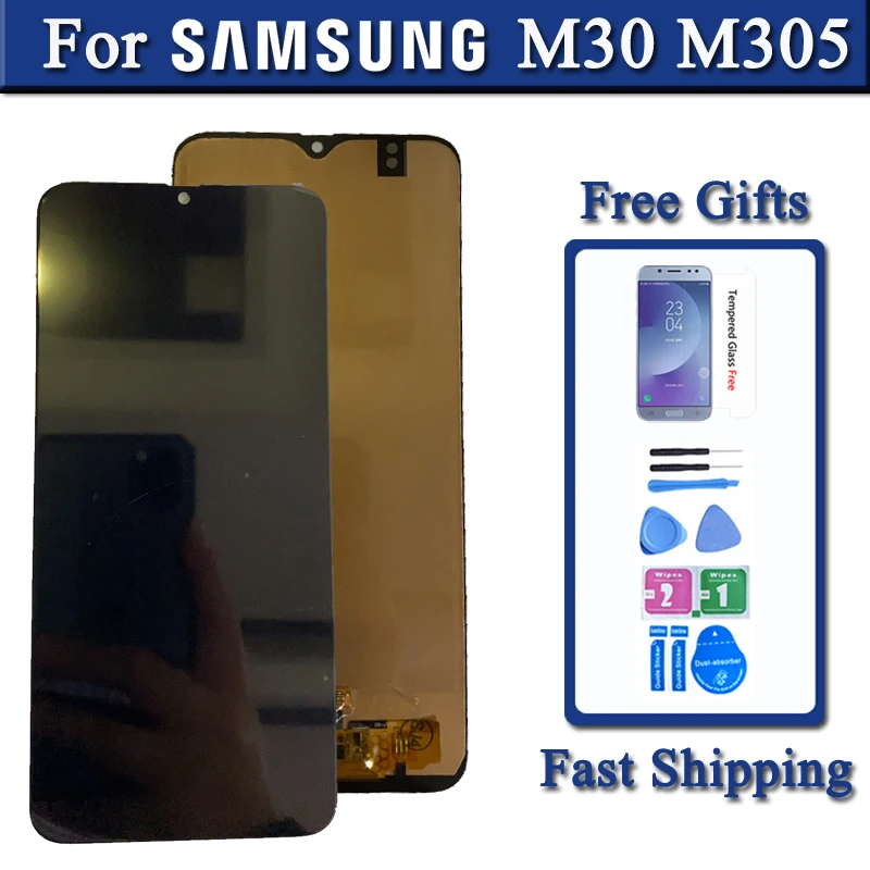 Дисплей для Samsung Galaxy M30 M305 M305F M305FN M305G M305M A3051 A3058 A3050 ЖК-дисплей с сенсорным экраном и дигитайзером в сборе
Дисплей для Samsung Galaxy M30 M305 M305F M305FN M305G M305M A3051 A3058 A3050 ЖК-дисплей с сенсорным экраном и дигитайзером в сборе