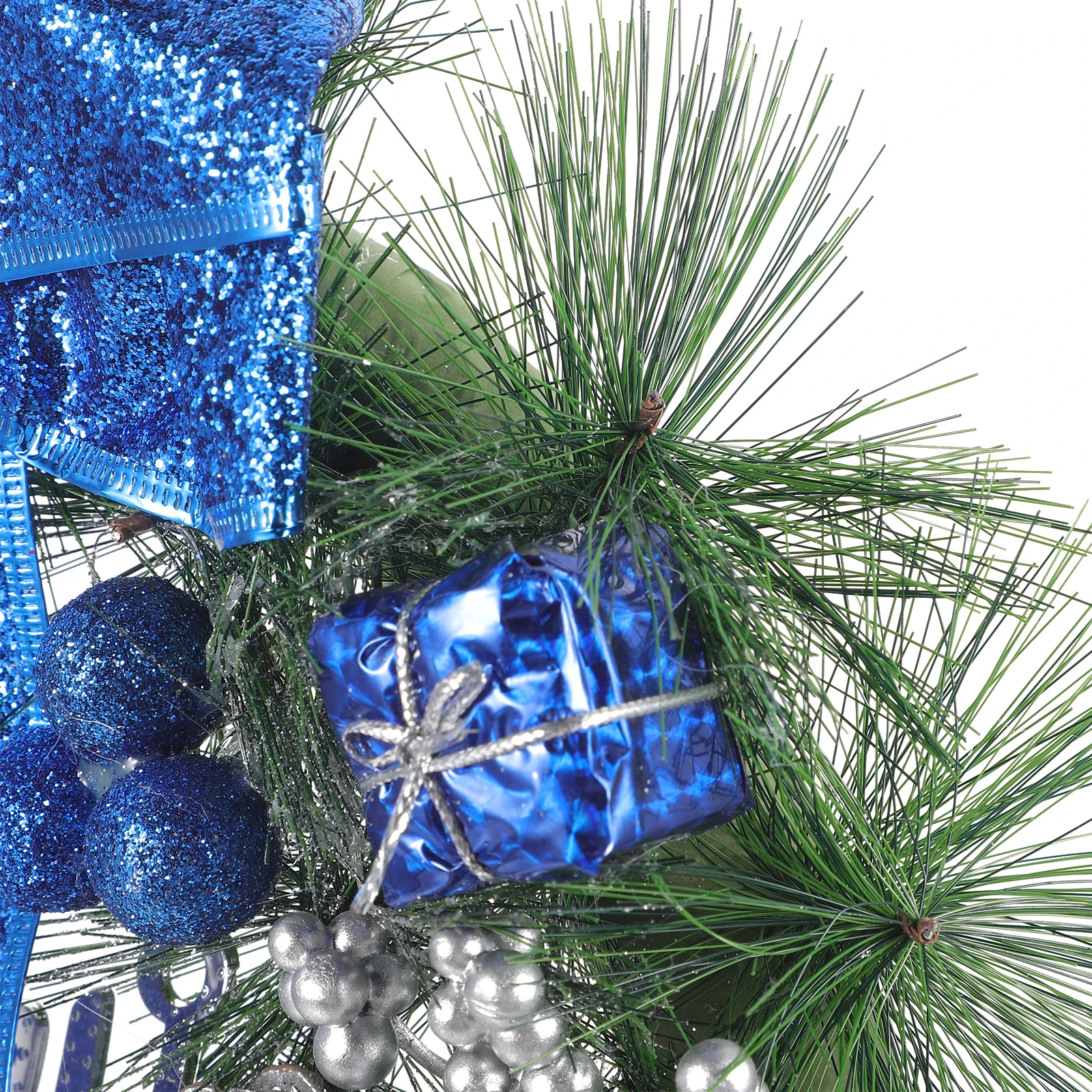 30Cm Christmas Pine Wreath Artificial Hanging Garland For Home Wall Door Window Party Decoration Blue Colorful Berry Bow
30Cm Christmas Pine Wreath Artificial Hanging Garland For Home Wall Door Window Party Decoration Blue Colorful Berry Bow